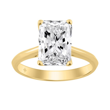 14K YELLOW GOLD 3.00CT RADIANT DIAMOND LADIES SOLITAIRE RING