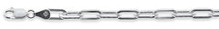 090 3.8MM Square Forzatina Chain .925 Solid Sterling Silver
