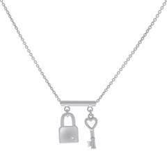 Silver Necklaces with Charm