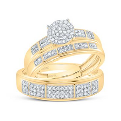 Diamond Wedding Trio Set