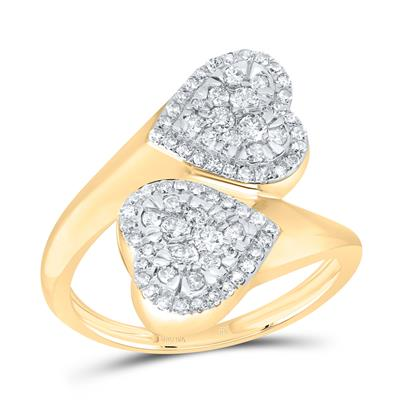 1/2CTW-DIA NK FASHION HEART RING