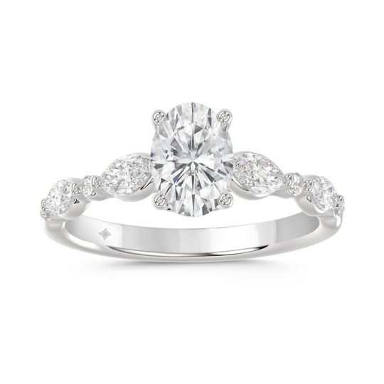 Lab Diamond Engagement Ring