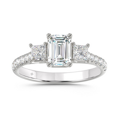 Lab Diamond Engagement Ring