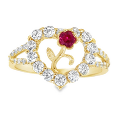 Gold Fashion Rings - Women'