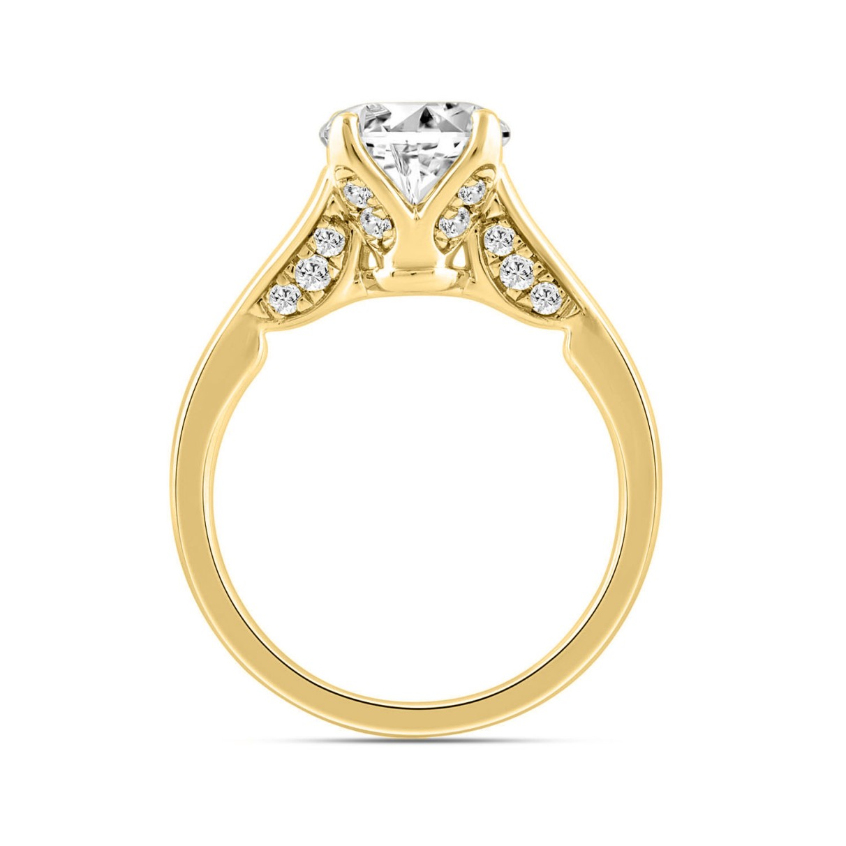 Lab Diamond Engagement Ring