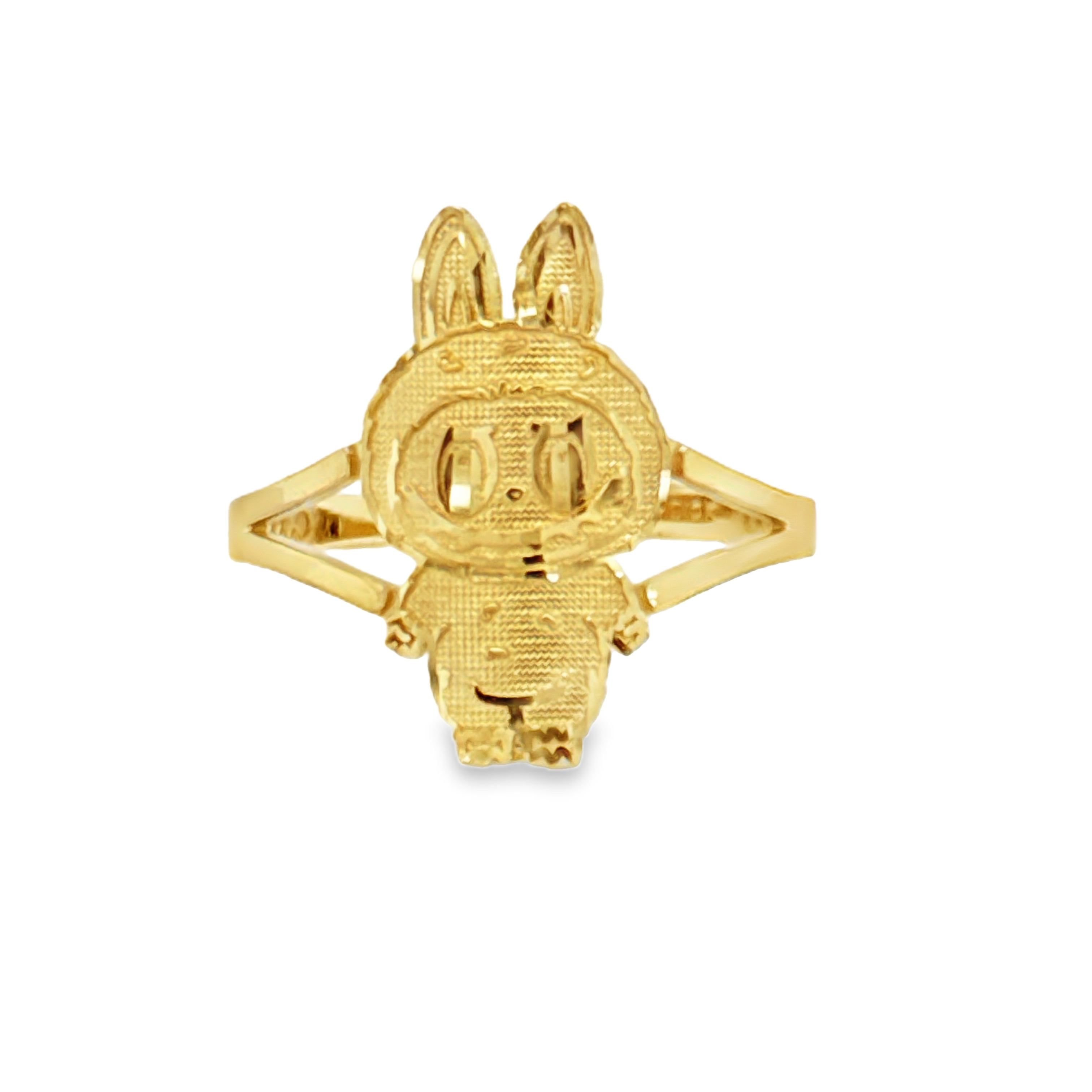 10KT Gold Plush Bear Ring Medium