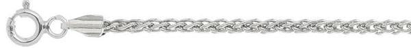 030-1.2MM Wheat/Spiga Chain .925 Solid