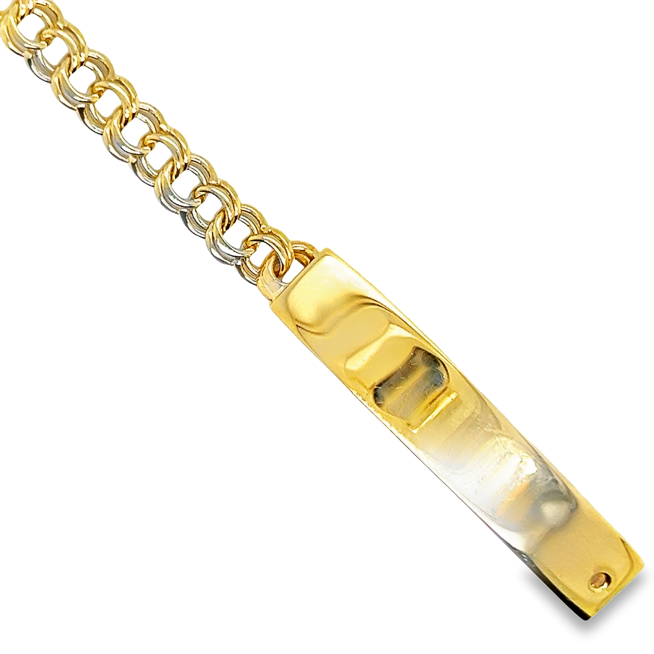 10KT Gold 6MM Regular Chino Link Bracelet, 6.5 Inches FREE ENGRAVING
