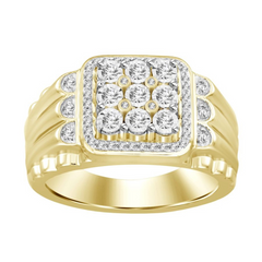 Diamond Fashion Rings  -  Men'