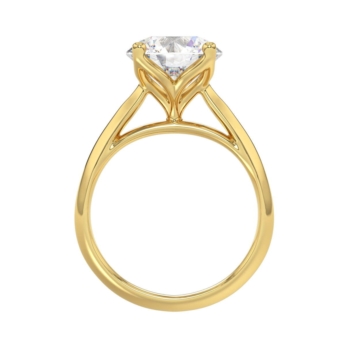 Lab Diamond Engagement Ring