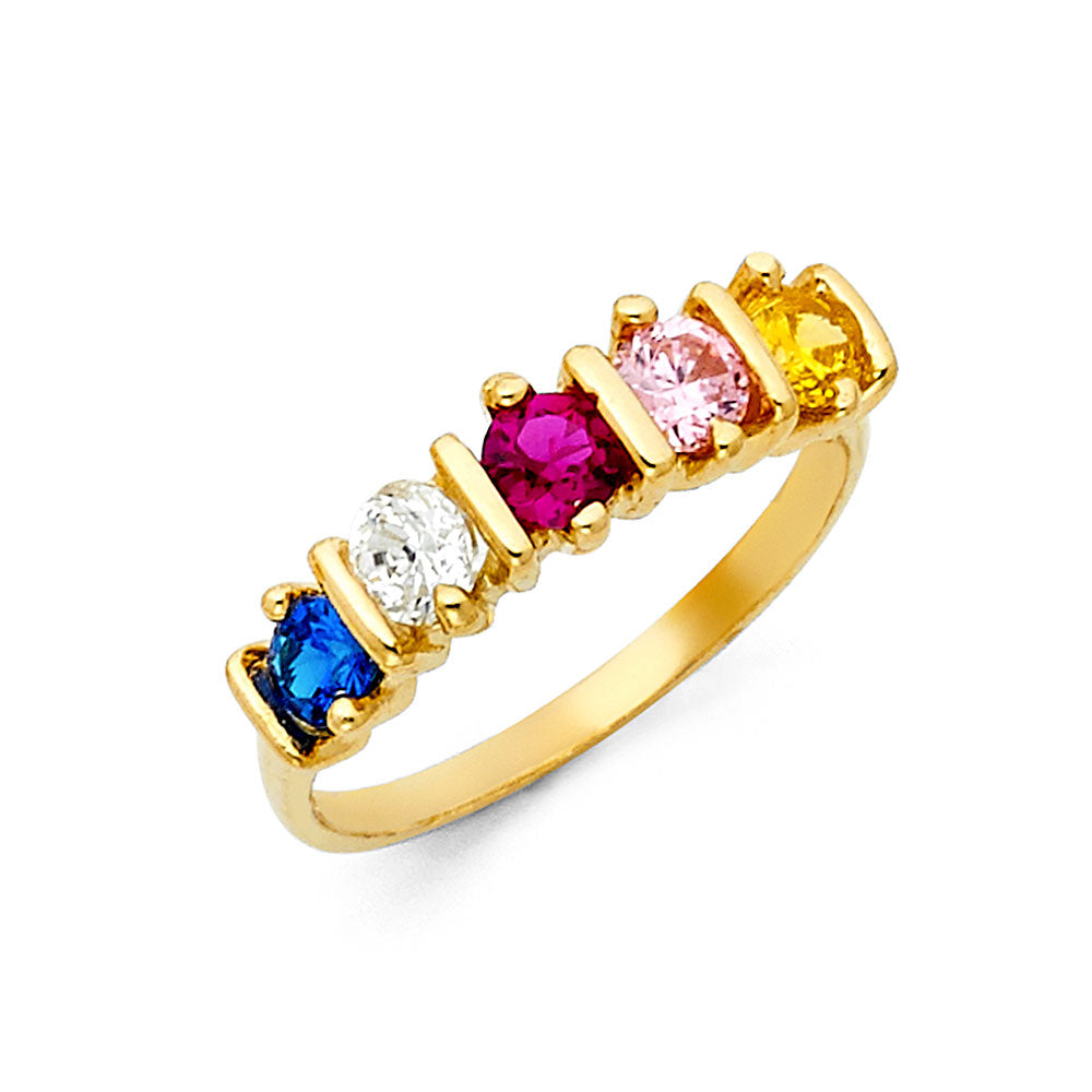 Gold Fashion Rings-Mother'
