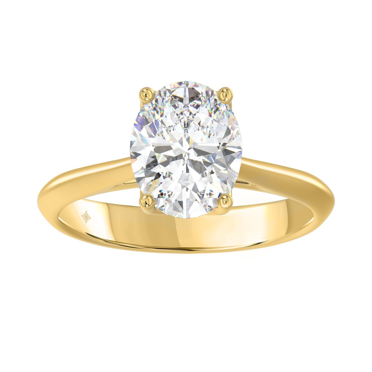 Lab Diamond Engagement Ring