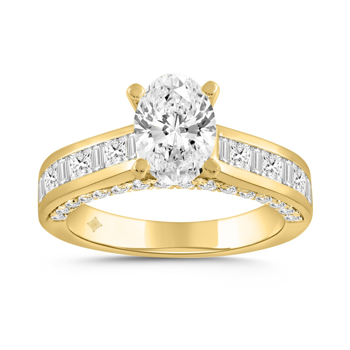 Lab Diamond Engagement Ring