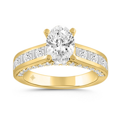 Lab Diamond Engagement Ring