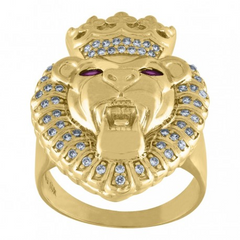 Gold Fashion Rings - Men'