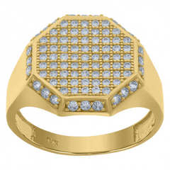 Gold Fashion Rings - Men'