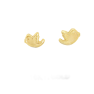 Gold Stud Earrings Broquele