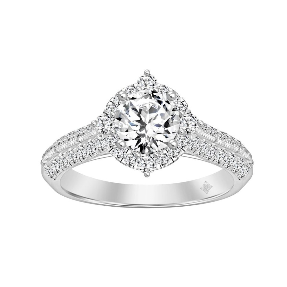 Lab Diamond Engagement Ring