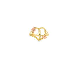 10KT GOLD HEARTI INITIAL 