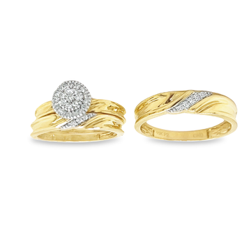 Diamond Wedding Trio Set