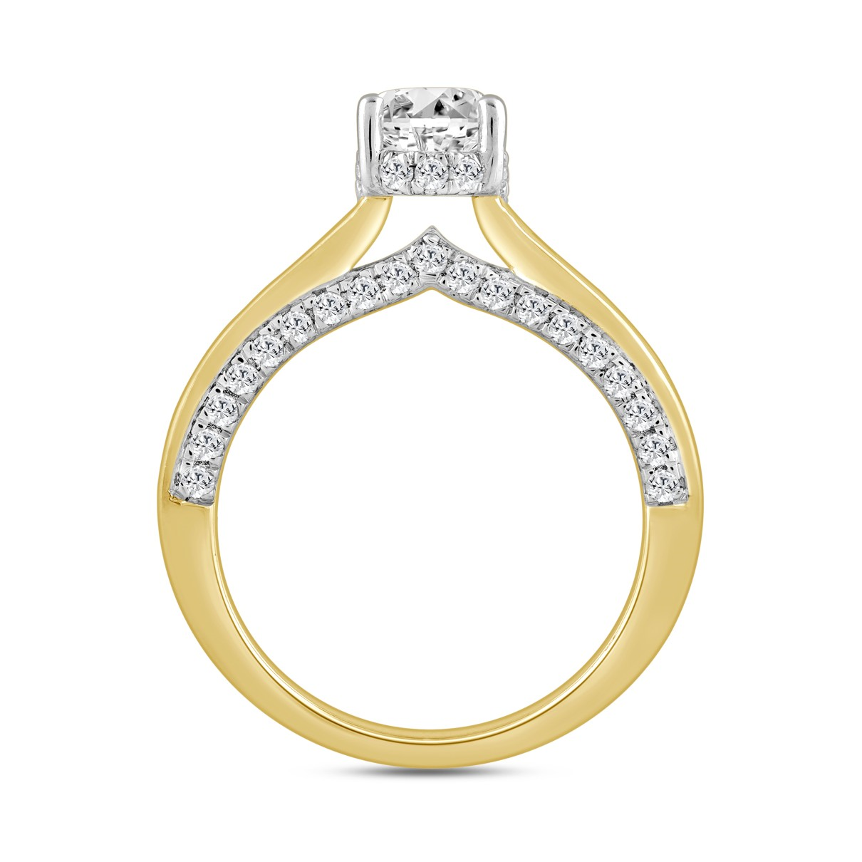 Lab Diamond Engagement Ring