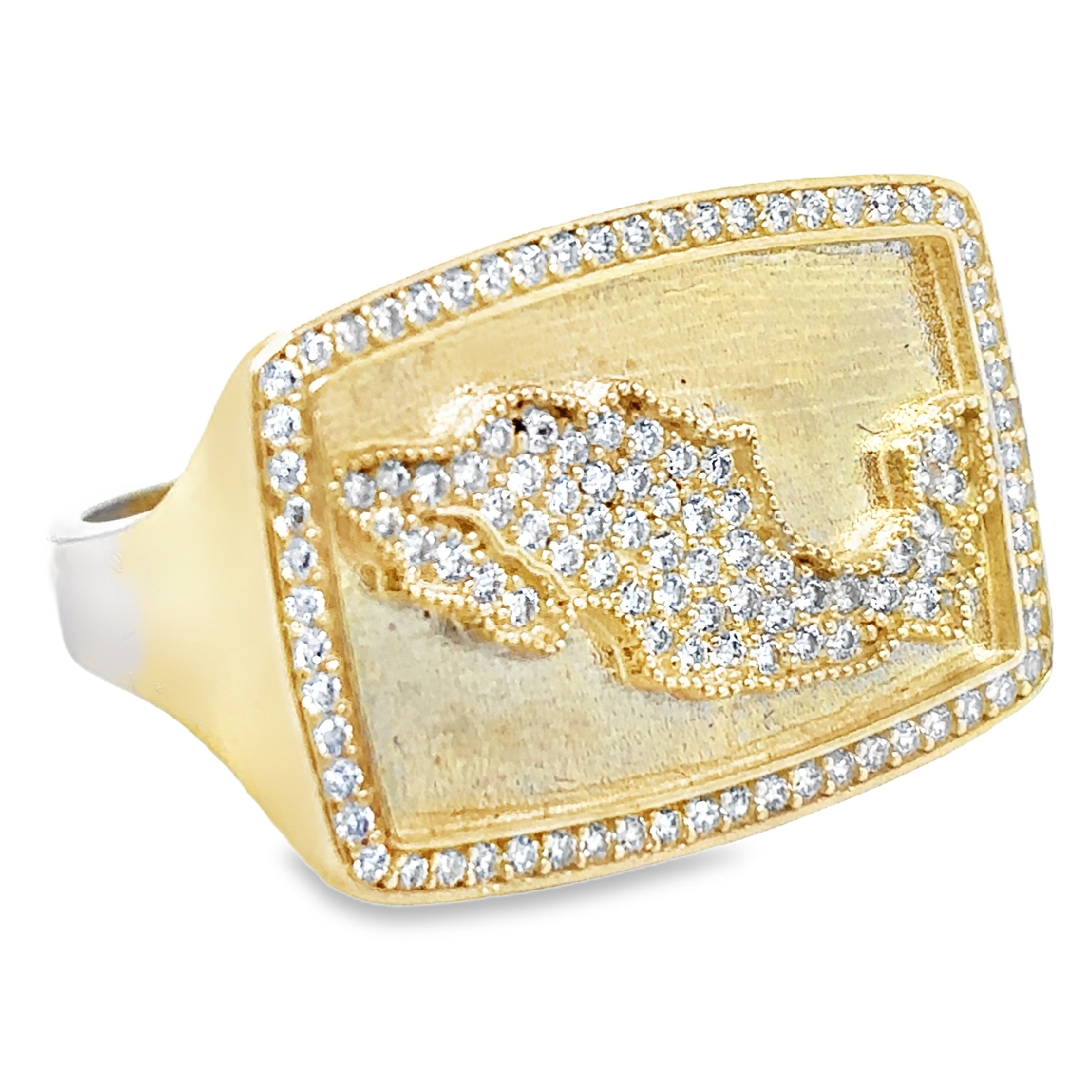 Gold Fashion Rings-Mother'