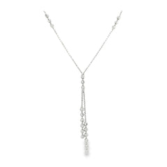 14KT White Gold Beads Necklace