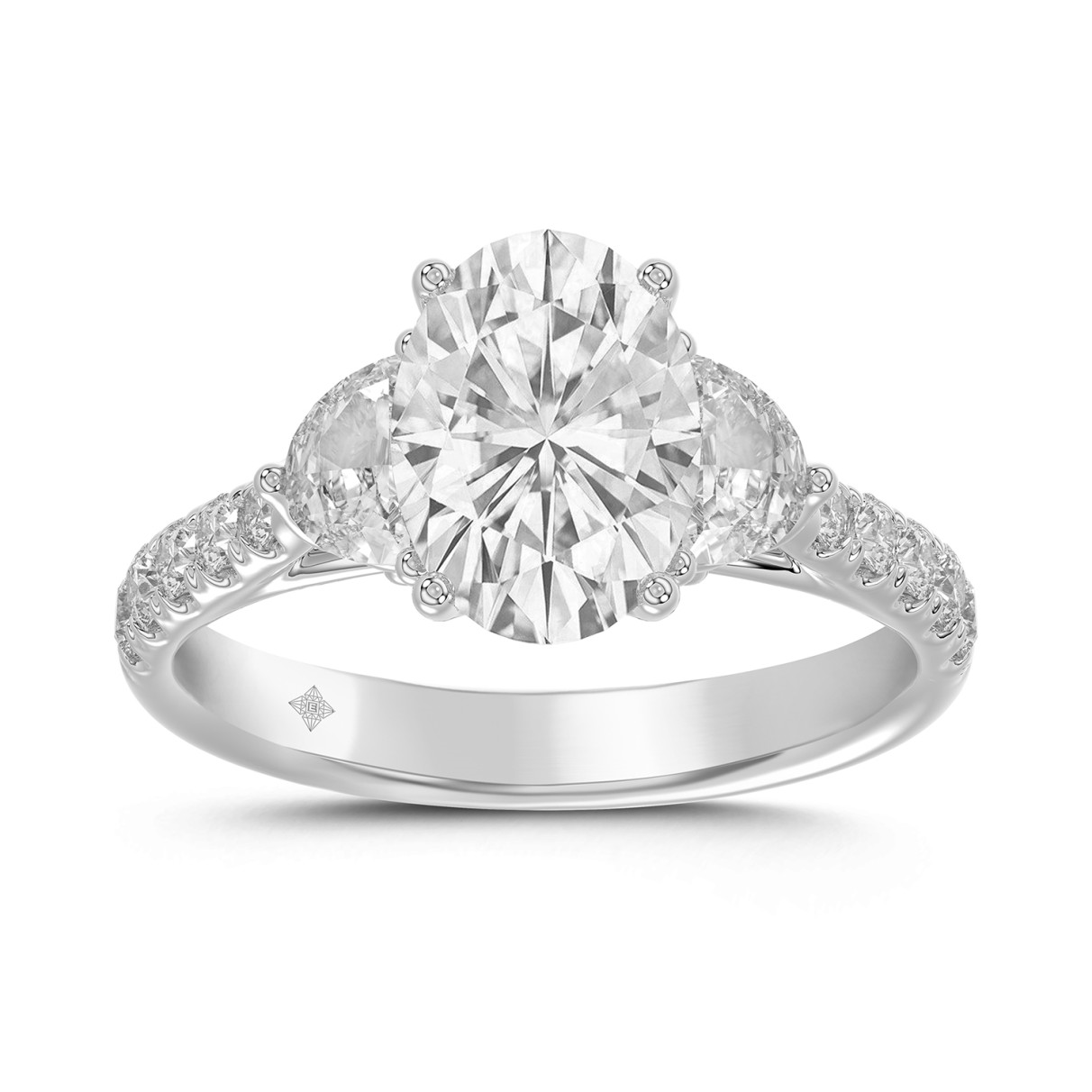 Lab Diamond Engagement Ring