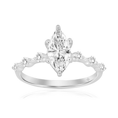 Lab Diamond Engagement Ring