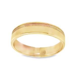 Gold Wedding Bands  -  Men'