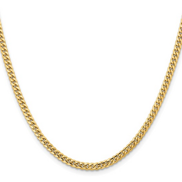 10KT Gold 5MM Solid Miami Cuban Chain 24