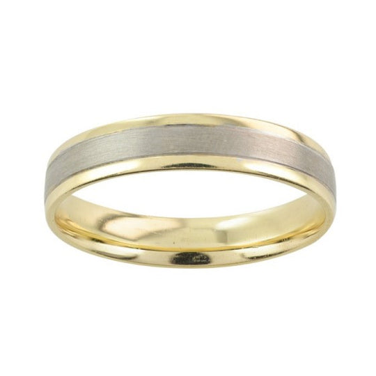 Gold Wedding Bands  -  Men'