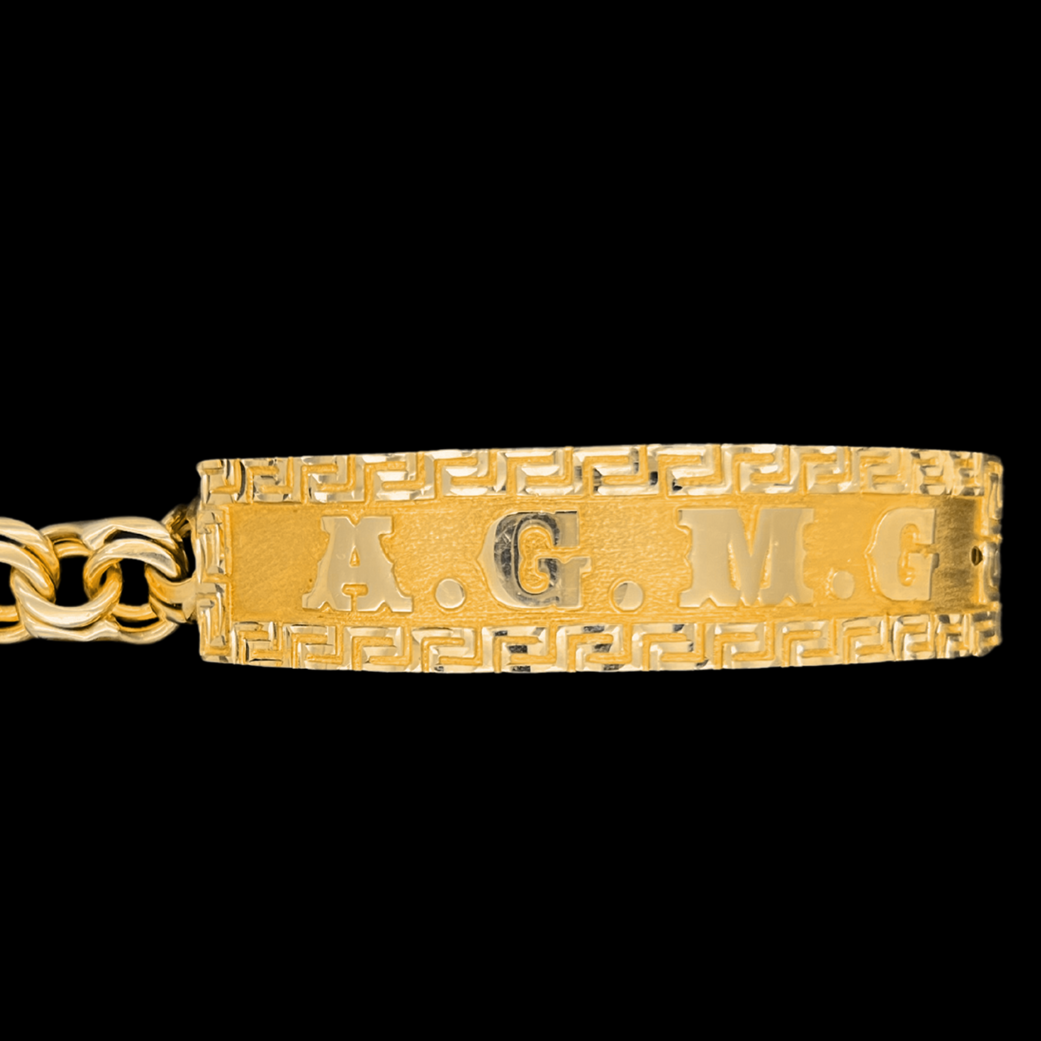 Mexican gold name bracelet Clearance
