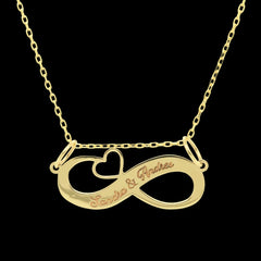 10KT Gold Infinity Pendant for Her